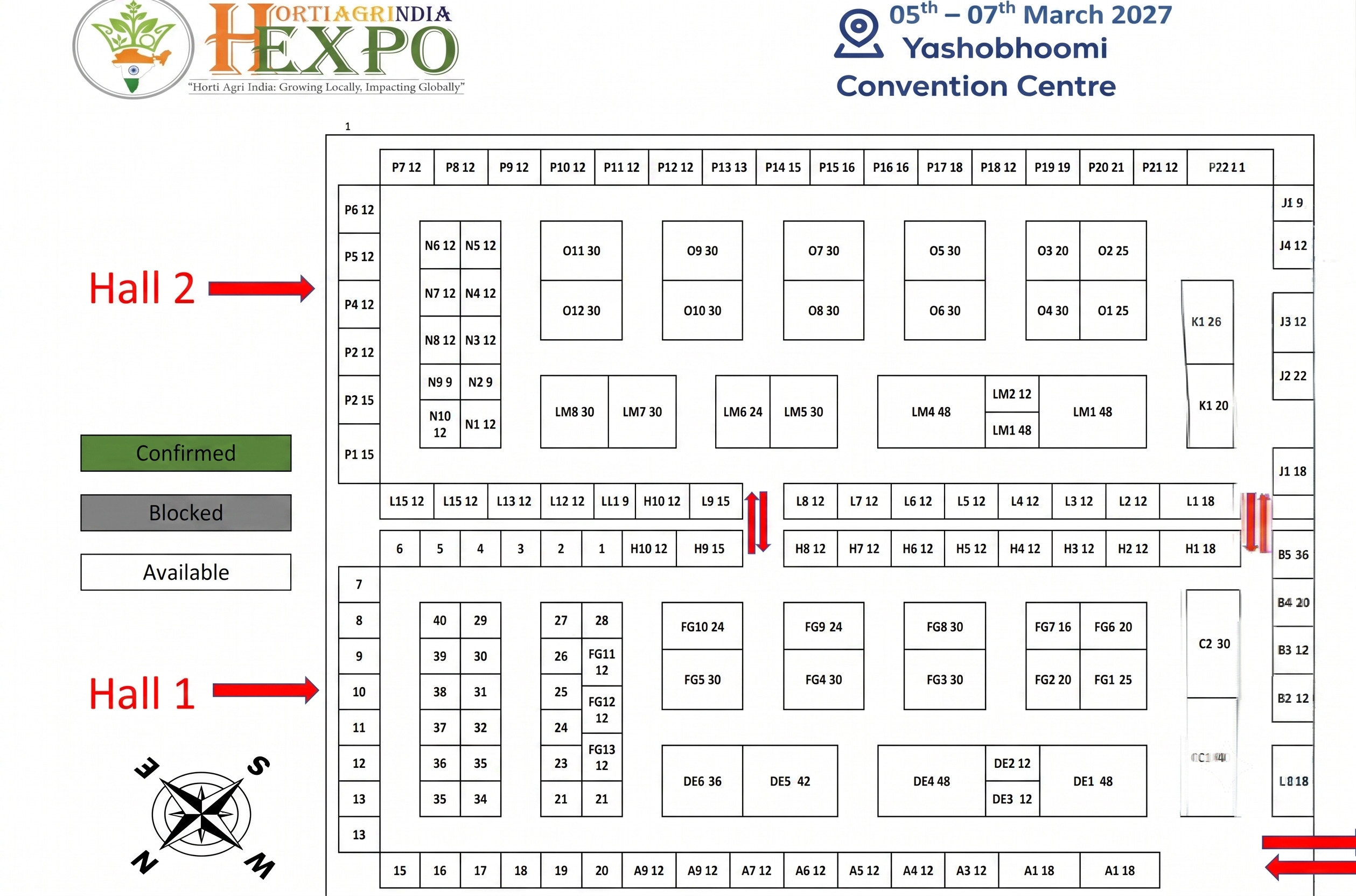 Official Stall Layout 2027
